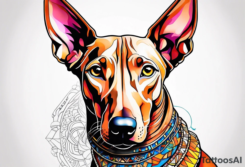 Close-up, pharaoh hound tattoo idea