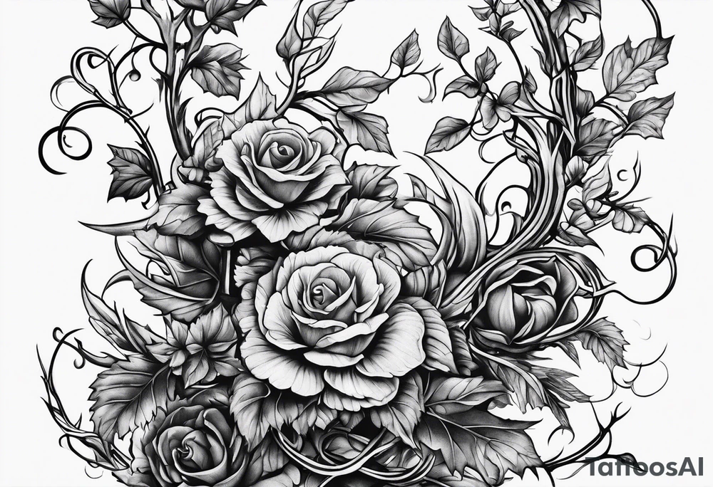 Thorny Vine tattoo idea