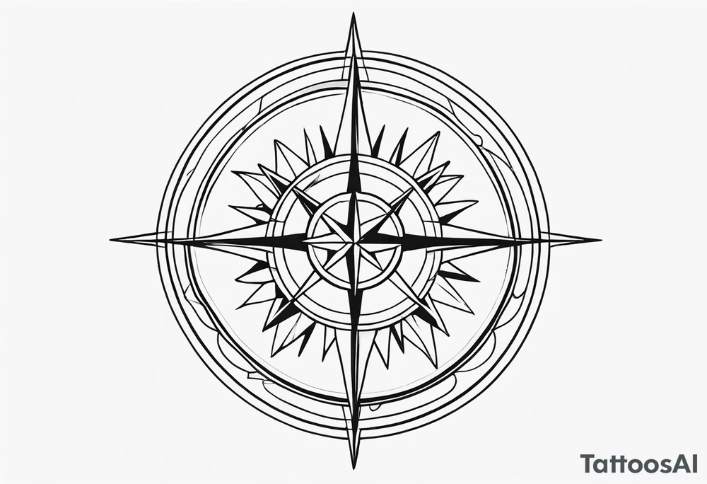 Compas tattoo idea
