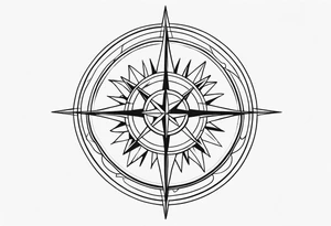 Compas tattoo idea