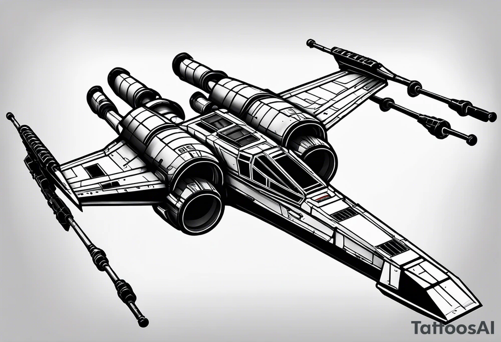 Starwars Xwing tattoo idea