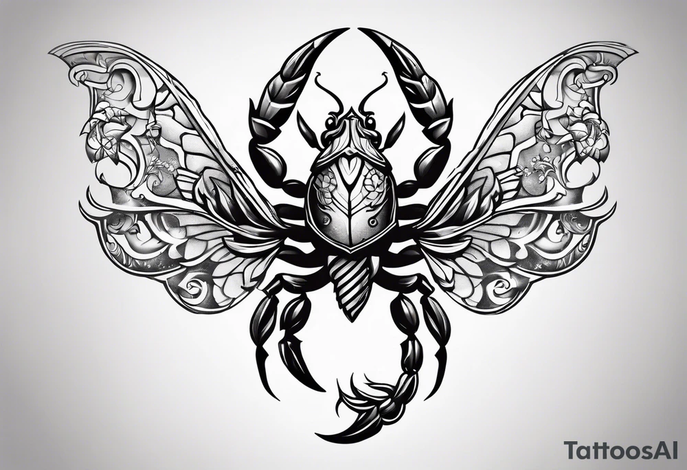 scorpio tattoo idea