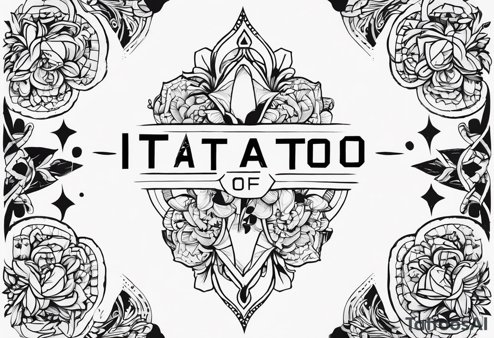 it says HB to the power of 2 tattoo idea