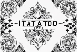 it says HB to the power of 2 tattoo idea