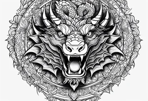 Dragon Mandala tattoo idea