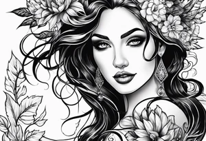 mother nature tattoo idea