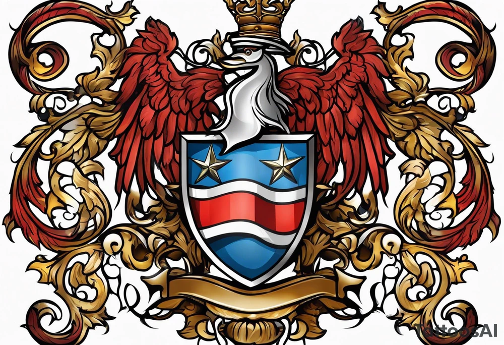 Prentice Family Crest tattoo idea