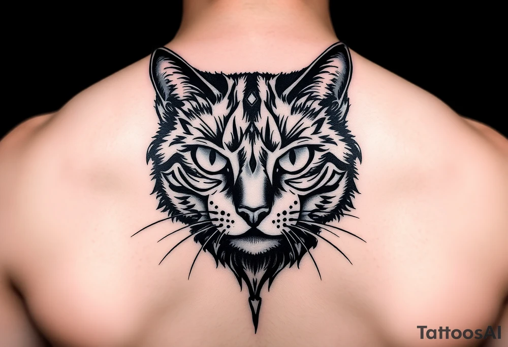 Black Cat tattoo idea