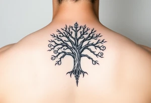 Kabbalah tree of life tattoo idea