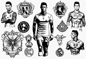Cristiano Ronaldo tattoo idea