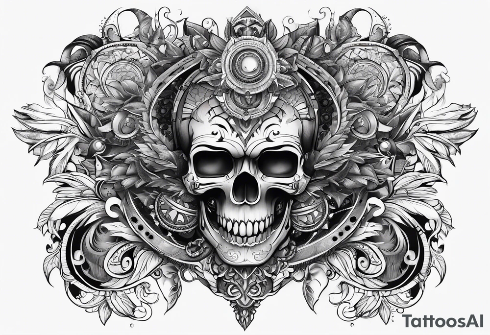 Mechanical tattoo idea