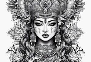 Mani wata tattoo idea