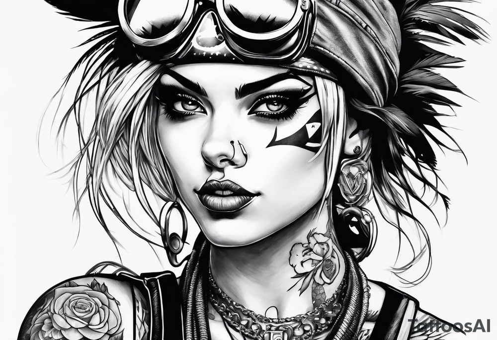 Tank girl tattoo idea