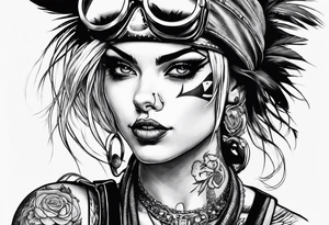 Tank girl tattoo idea