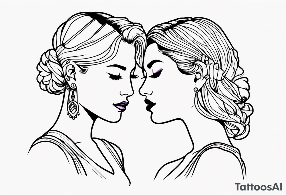 Lesbian tattoo idea