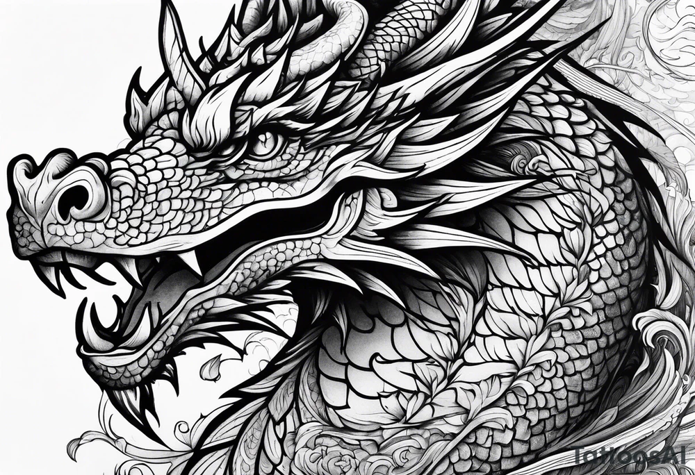 The dragon of Bosnia tattoo idea