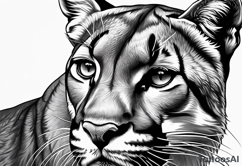 Cougar tattoo idea