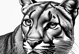 Cougar tattoo idea