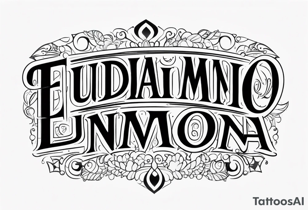Eudiamonia tattoo idea