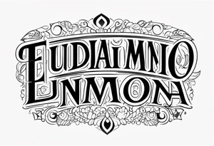 Eudiamonia tattoo idea