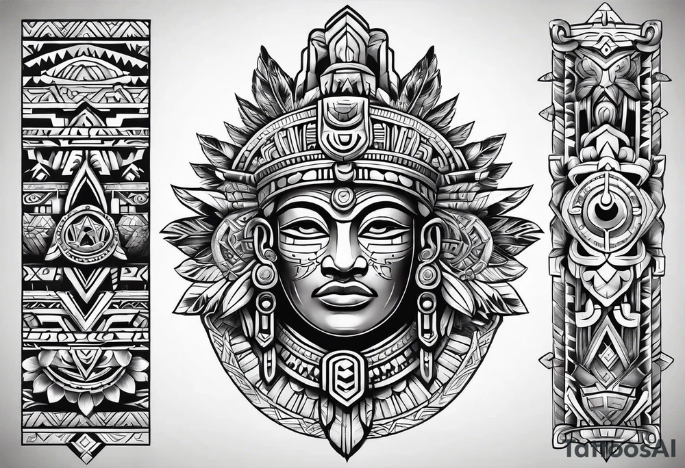 Aztec tattoo idea