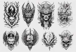 men's sleeve tattoo idea