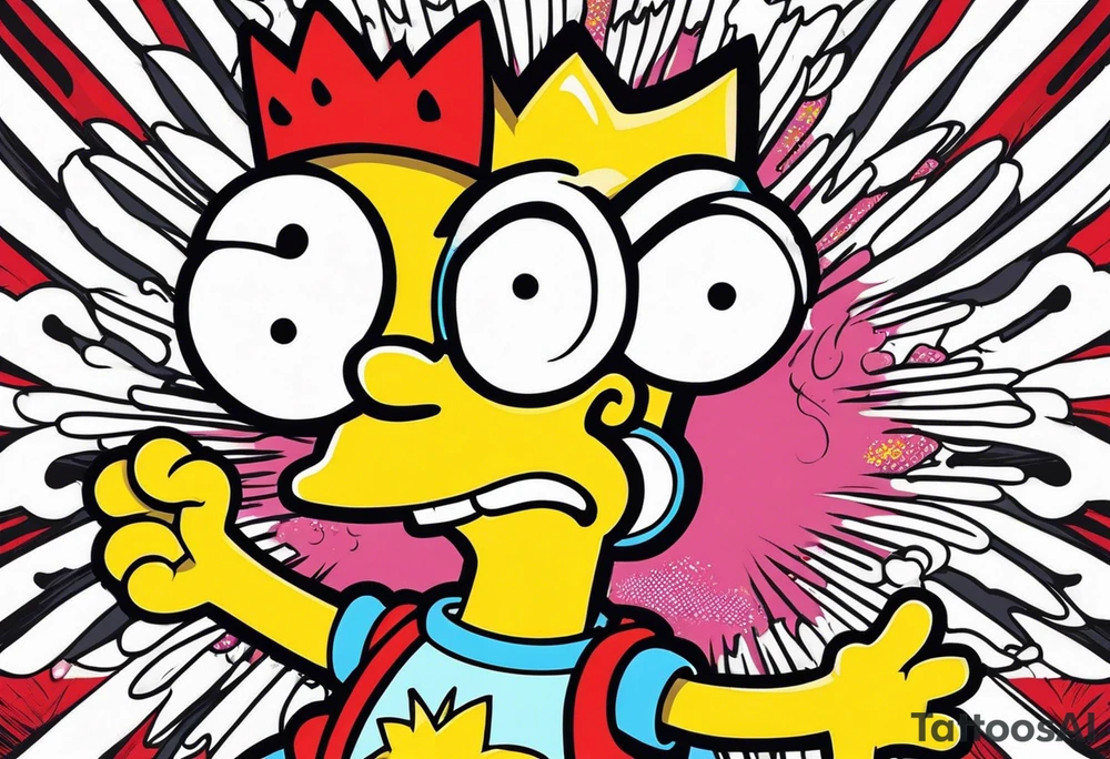 Bart Simpson tattoo idea