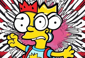 Bart Simpson tattoo idea