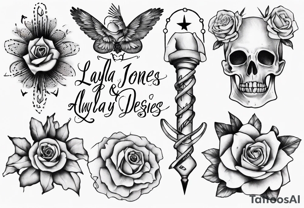 Layla Jones
4-ever and always tattoo idea