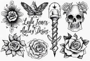 Layla Jones
4-ever and always tattoo idea