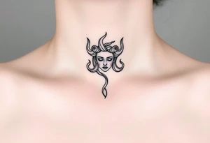 Small Medusa tattoo idea
