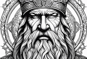 odin zeus tattoo idea