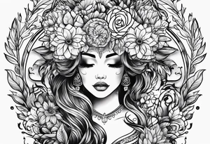 self love and self growth tattoo idea