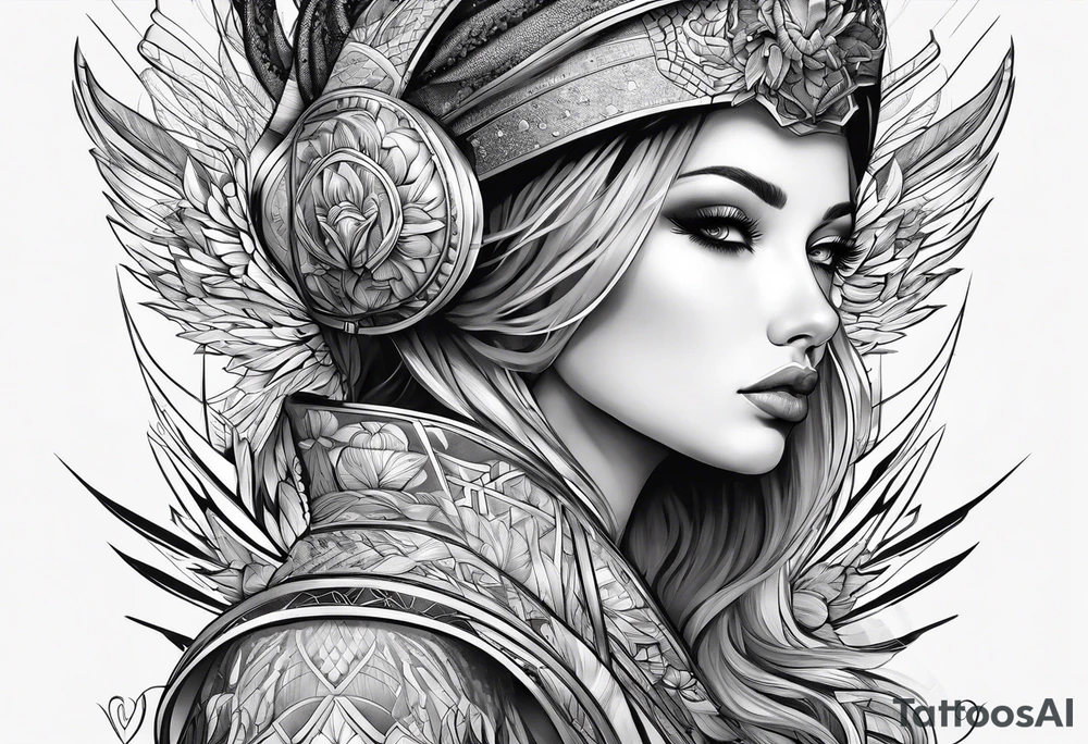 Futuristic tattoo idea