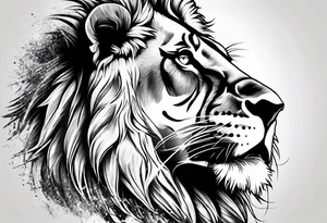 Roaring Lion tattoo idea