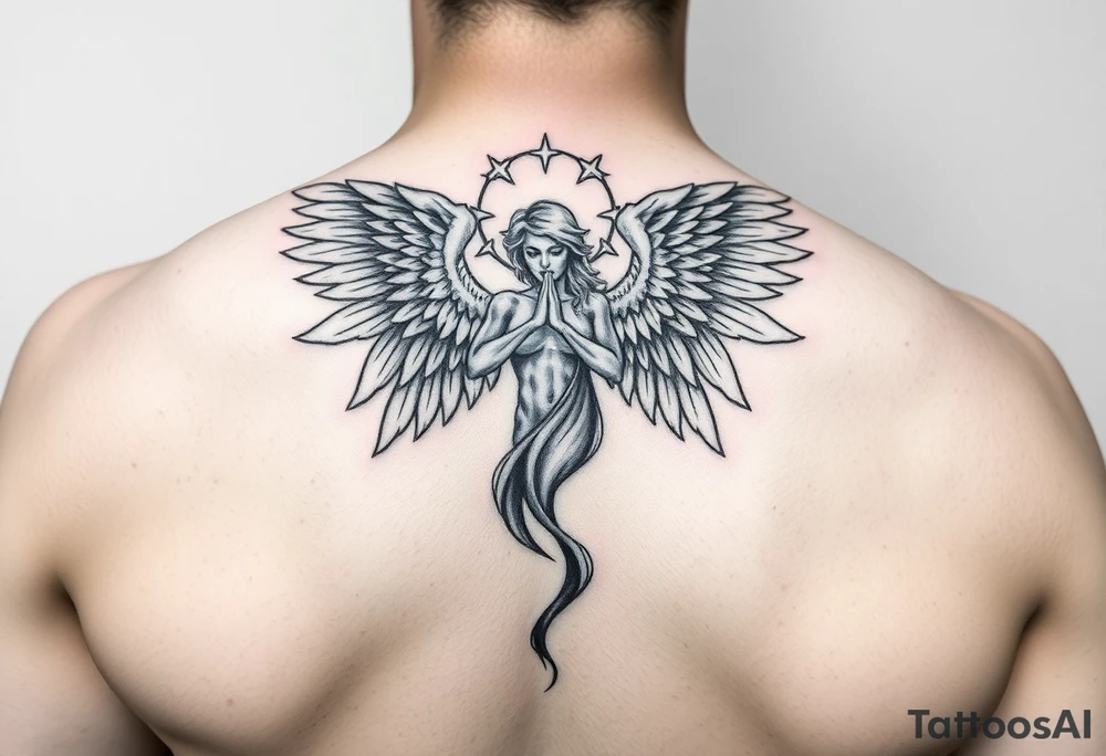 Archangel, seraphim, biblically accurate tattoo idea
