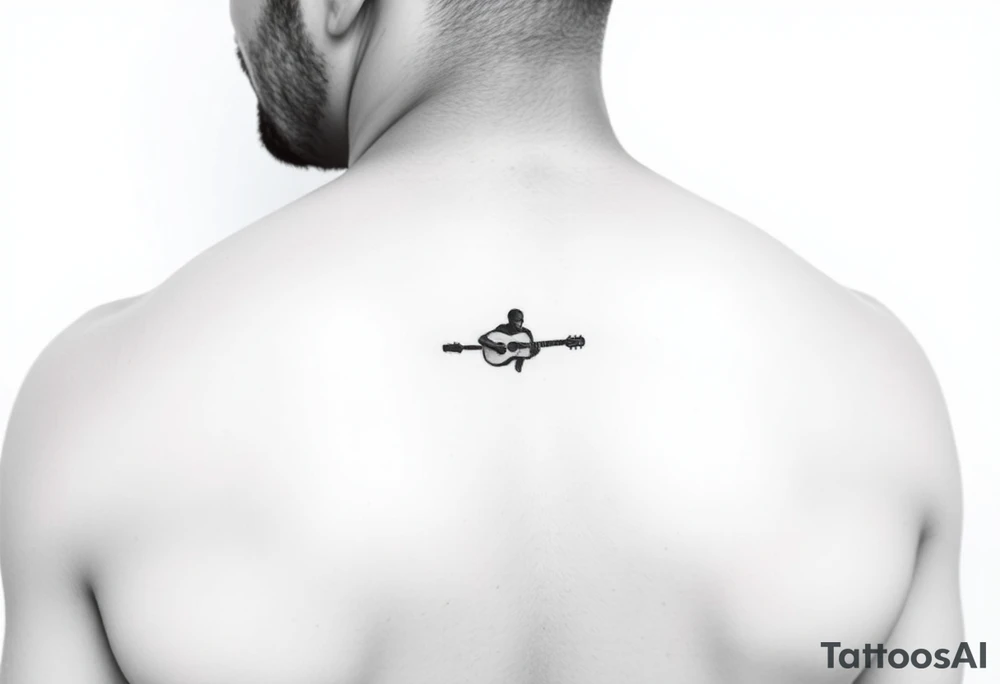 Music, sports, African half sleeve tattoo idea