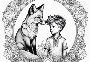 little prince and the fox tattoo idea