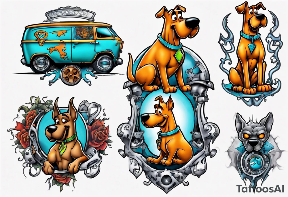 scooby doo tattoo idea