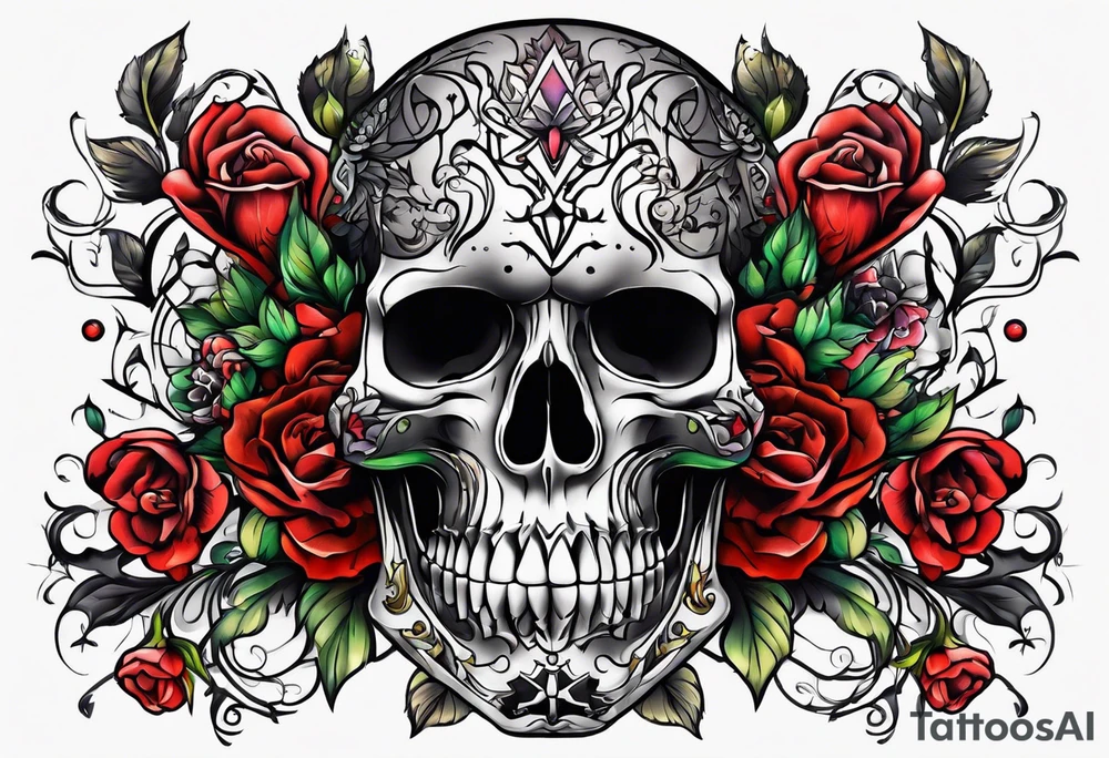 Skeleton tattoo idea