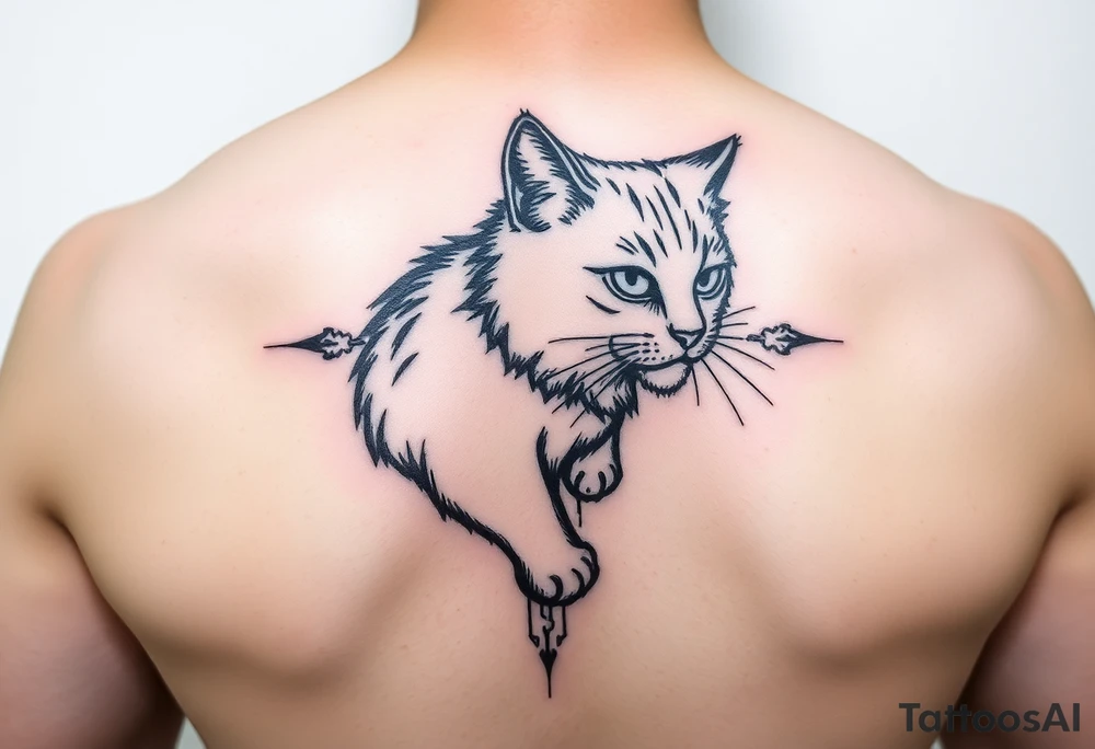 Black Cat tattoo idea
