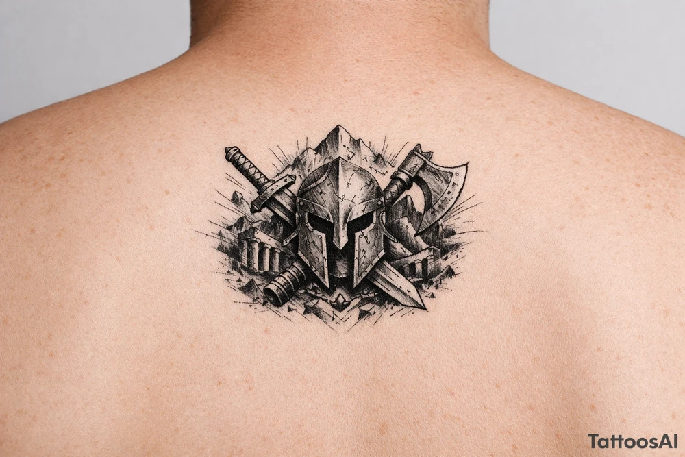 upper arm tattoo tattoo idea