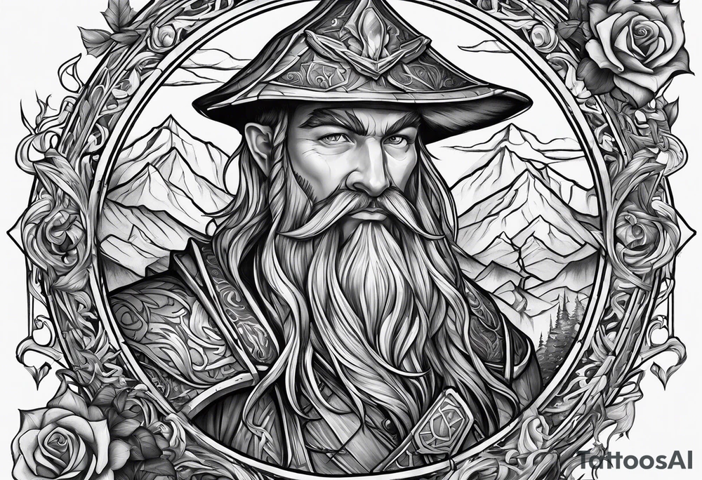 Dungeons and Dragons inspired tattoo idea