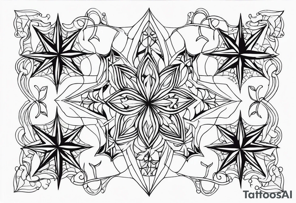 stars tattoo idea