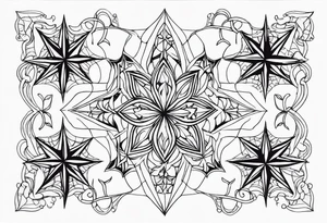 stars tattoo idea