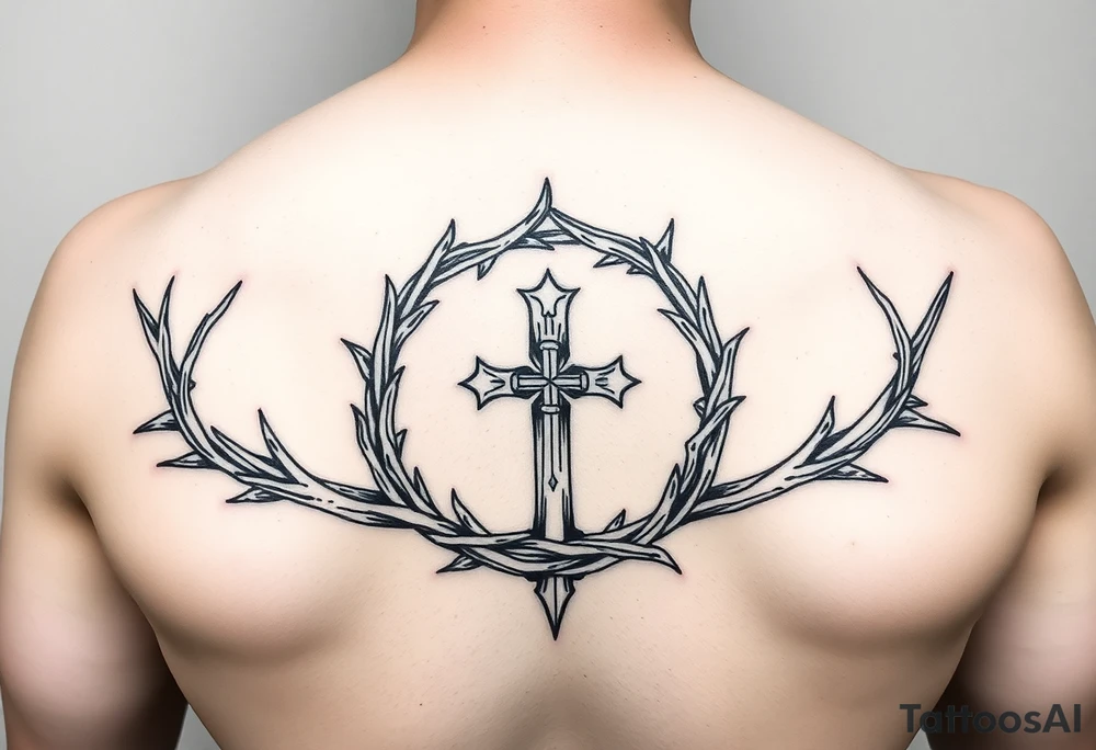 Crown of thorn Spiral wrap
 include God First + cross in the wrap tattoo idea