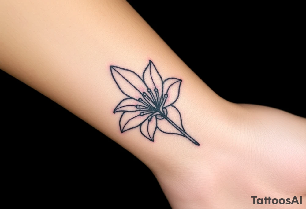 Lilly of the vally tattoo idea