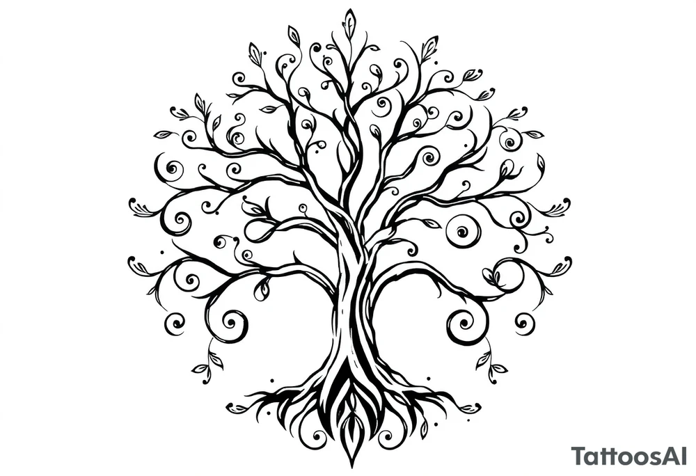 Tree of life tattoo idea
