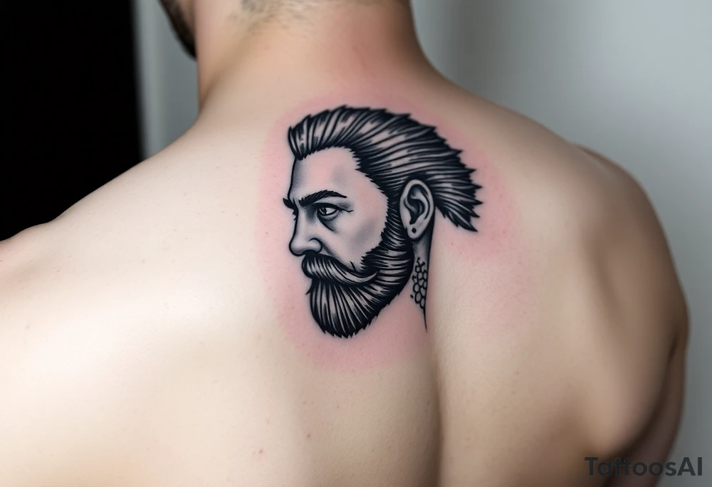 half tattoo tattoo idea