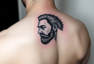 half tattoo tattoo idea